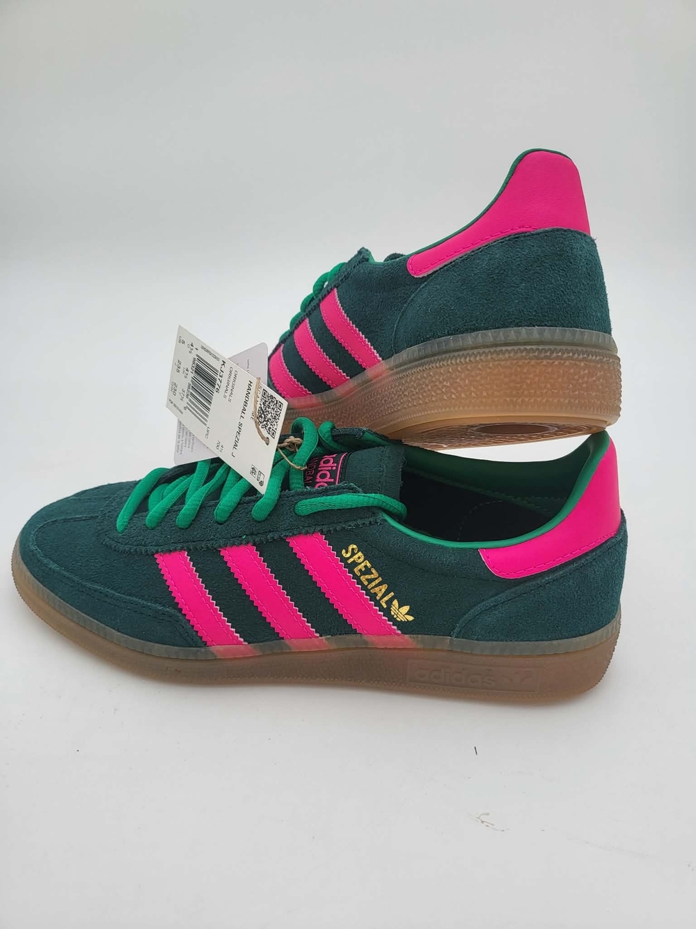 Adidas Spezial Women's Teal & Pink Suede Sneakers